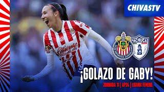 ¡GOOOL de GABY VALENZUELA! | Chivas Femenil vs Pachuca | Jornada 11 Apertura 2024