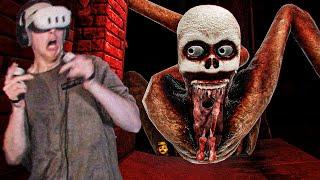 this vr horror game had us LOSING our minds...
