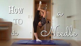 HOW TO DO A NEEDLE !! || Gymnast.isabell