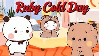 Baby Ruby Suffering Form Cold  | BubuDudu & Ruby | 3D Animation | Peachgoma