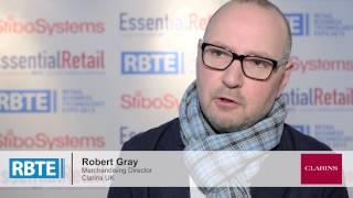 Robert Gray, Merchandising Director at Clarins UK discusses RBTE 2015