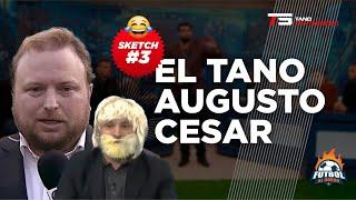 MIS SKETCHS EN FUTBOL AL HORNO: IMITACION A AUGUSTO CESAR