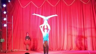 Acrobatics Duo Adagio Circus Act Variety Performance Entertainment Show