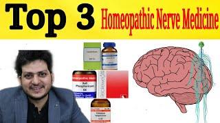 Top 3 Homeopathic Nerve tonic brain Medicine ? anxiety depression Parkinson paralysis memory loss !