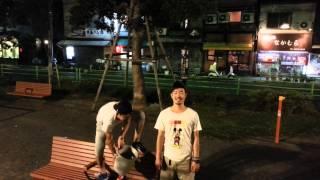 도쿄에서의 아이스버킷챌린지 서인수 icebucketchallenge in tokyo