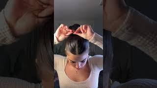 Trendy slick back bun  #grwm #slickbun