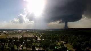 Hutchinson Kansas tornado 7/13/2015 Drone footage