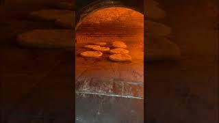 Tortillas o guastedde nel forno a legna #shorts