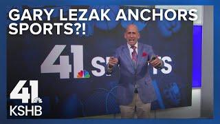 Gary Lezak anchors sports for the first time ever