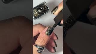 Black and Gold Nails Trend for 2023  #nailart #nail #naildesign