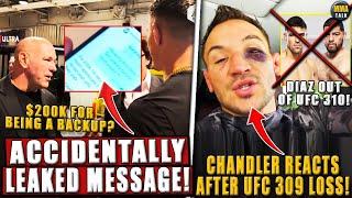 Tom Aspinall ACCIDENTALLY LEAKS how much he was paid for being a backup! Chandler REACTS after loss!