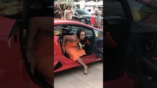 Gorgeous lady getting out her Lamborghini at Monte Carlo #billionaire #monaco #luxury #lifestyle#fyp