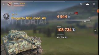 wot blitz ita - recensione Progetto m35 mod. 46. un bel premium da giocare.