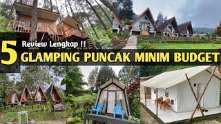 5 REKOMENDASI GLAMPING MURAH PALING HITS DI PUNCAK BOGOR || FASILITAS LENGKAP || GAK PERNAH SEPI