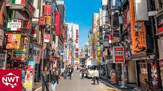 Peaceful Bike Ride On A Sunny Day In Shinjuku, Tokyo 4K