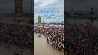 Kawaad Yatra | Haridwar M Kawaadi ka Mela #shorts #haridwarkawaadyatra