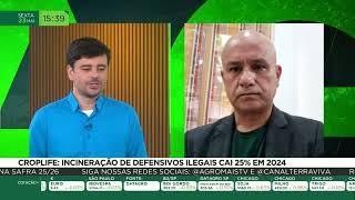 Croplife: incineração de defensivos ilegais cai 25% em 2024
