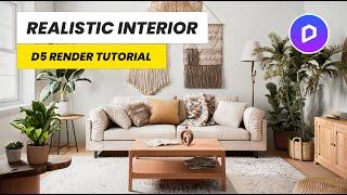 How I Create this Realistic Interior 3D Render - Full Beginners Tutorial