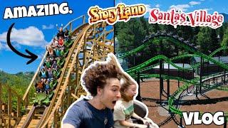 Visiting the World’s BEST Kids Theme Parks?! Story Land & Santa’s Village - NH | VLOG [6/16/24]