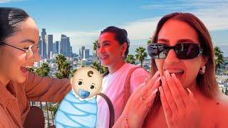 First time meeting our friends Babies! L.A VLOG