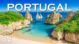 Journey Through Portugal 4K -  Relaxation Film  - Peaceful Relaxing Music   Nature 4k Video Ultra HD