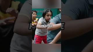 The girl who won a silver medal in the competition was rewarded with a slap in the face.#shorts