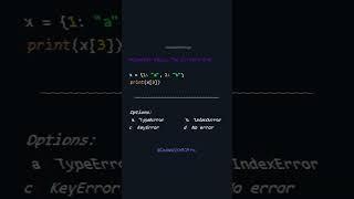 Python Coding Challenge: Dictionary Key Error | CodeWithRJPro #codingchallange #coding