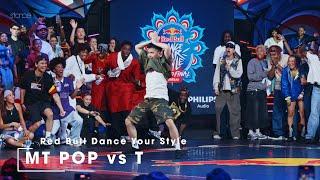 MT Pop vs T [Top 4] // stance x Red Bull Dance Your Style World Final 2024 Mumbai