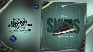 HOW TO DESIGN A SOCIAL MEDIA FLYER IN PHOTOSHOP (SHOES  FLYER)