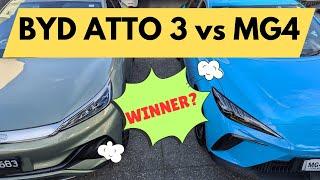 MG4 or BYD Atto 3: Which one should you buy in Australia in 2024? Size, interior, driving comparison