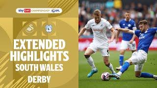 FIESTY SOUTH WALES DERBY! | Swansea City v Cardiff City extended highlights