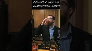 Eagle Rare vs Woodford vs Jefferson's! Ninety proof Bourbon brawl! Which is Best!? #shorts