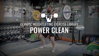 Power Clean | Olympic Weightlifting Exercise Library