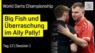 Van den Bergh, Ratajski und Co. wollen ins Achtelfinale: Tag 12 - Session 1 | Darts WM 25 | DAZN