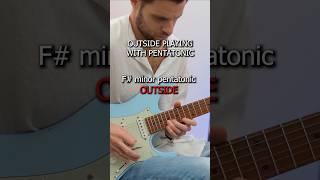 Outside Pentatonic Lick #lucamantovanelli #ibanez