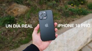 Un día real con el iPhone 16 Pro | Batería, cámaras y apps!