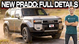 Payload downgrade, pricing and details of the new Toyota Land Cruiser Prado