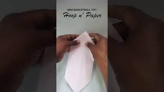 Mini Basketball Hoop with Paper – Fun DIY Craft!