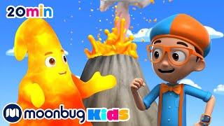 I Vulcani | Cartoni animati per bambini | Blippi Italiano