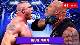 FULL MATCH Goldberg vs Brock Lesnar wwe 2k24 wrestling IRON MAN Live