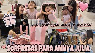 PAPIS UNIDOS PARA DARLE UNAS SORPRESAS A ANNYA JULIA | VLOG