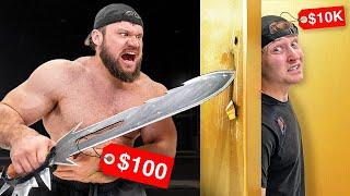 $100 Weapon vs $10,000 Unbreakable Wall