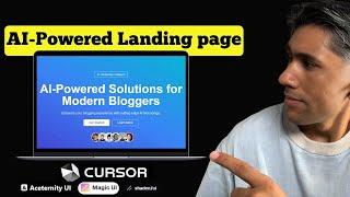 Instant AI SaaS Landing Pages with (Cursor AI + Magic UI + More) | 2024