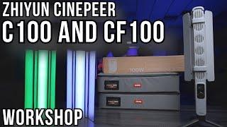 Zhiyun Cinepeer C100 Vs. CF100 RGB LED Lights