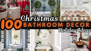 Stylish Holiday & Christmas Bathroom Decor Ideas 2024  Walls, Rugs, Towels, Signs