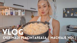 VLOG | Chef Madi placintareasa | Placinta  cu mere fara zahar cu ovaz fulgi |  Recomandari makeup |