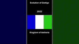 Evolution of ￼Gretigo #micronation #gretigo ￼