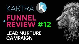 Kartra Free Sales Funnel Template Review #12 - Lead Nurture Campaign