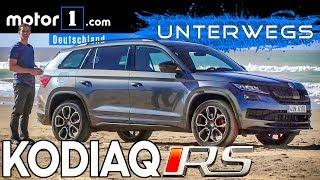 Sportlich! Ernsthaft? Skoda Kodiaq RS | UNTERWEGS mit Daniel Hohmeyer