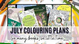 JULY 2024 Colouring Plans | Adult Colouring